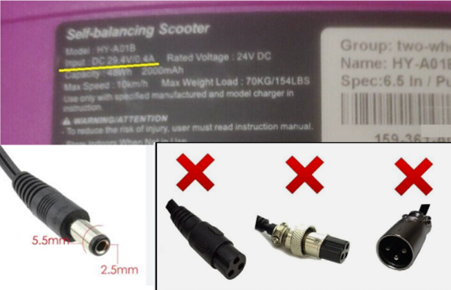NEW Charger Adapter For HY-A01B HYA01B Uni-Sun Self Balancing Scooter w/ Barrel AC/DC Adapter UPC Does not apply Power NEW Charger Adapter For HY-A01B HYA01B Uni-Sun Self Balancing Scooter w/ Barrel AC/DC Adapter UPC Does not apply Power